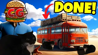 I Finished Upgraded My Survival Bus for Cats in The Long Drive Mods!