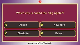 United States of America General Knowledge Quiz for Kids | 25 Questions | US GK Quiz