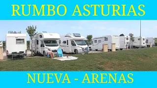 Dias de vacaciones 5º parte rumbo a ASTURIAS nueva- arenas de cabrales  🔝Autocaravana GIOTTILINE🔝