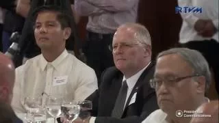 Wallace Business Forum Dinner with President Rodrigo Roa Duterte 12/12/2016