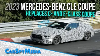 2023 Mercedes-Benz CLE Coupe Prototype Spied Testing At Nürburgring - Replaces C- And E-Class Coupe