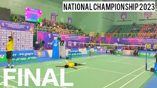 FINAL MD | SENIOR NATIONAL BADMINTON CHAMPIONSHIP PRUTHVI/SURAJ V/S KRISHNA PRASAD/VISHNUVARDHAN