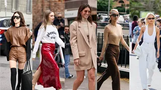 2024 LATEST STREET STYLE OUTFITS FROM MILAN's FASHION WEEK. #fashion#trend#2024