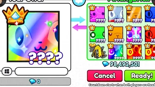 Trading #1 RAINBOW TITANIC BANANA CAT from only 10 EGGS.. (Pet Simulator 99)