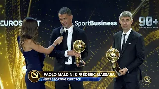 Paolo Maldini & Frederic Massara awarded Best Sporting Director 2022