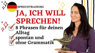 🇩🇪 DEUTSCH SPRECHEN: 8 Phrasen für jeden Tag