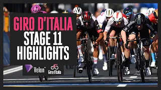 Super fast sprint finish | Giro d'Italia 2022 Stage 11 Highlights