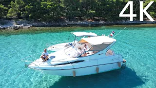 Boat trip Croatia 2022 - Makarska Riviera by drone (Krvavica marina Ramova, Hvar, Brač, Vruja Brela)