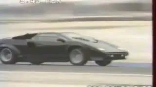 Lamborghini Countach  driven hard on track!!!!!!