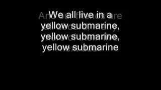 The Beatles - Yellow Submarine (Lyrics)
