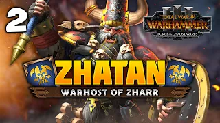 THE CURSED WAR OF CHAOS!! Total War: Warhammer 3 - Zhatan the Black - Chaos Dwarf [IE] Campaign #2