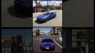 #shorts NISSAN GT R R34 Compression Forza Horizon 5 Vs NFS Payback