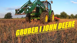 🔥Król Balu🔥Gruberowanie Po Ściernisku🔥John Deere 6320🔥