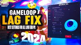 Gameloop Best Settings For Low End PC 2024 | Pubg Mobile 3.0 update | Fps Boost ✔️ | Zhoti