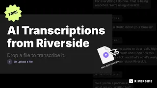 Unlimited Free AI Transcriptions | Powered by Riverside