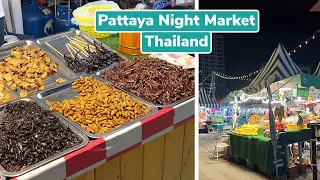 🇹🇭 Pattaya Runway Night street food market Thailand 2023