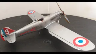 Dewoitine 501 Heller 1:72. The interwars silver fighter.