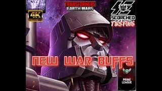 New War Buffs- Scorched Testing- Transformers Earth Wars- TFEW 4K UHD #tfew #transformers