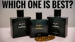 Bleu De Channel EDT EDP Parfum Comparison