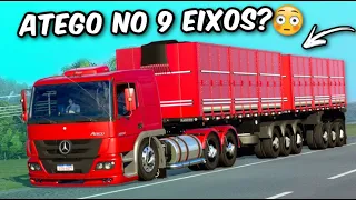 MONTEI UM ATEGO NA CARRETA 9 EIXOS NO ETS2