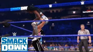 WWE 2K22 SMACKDOWN MITB QUALIFYING MATCH ALIYAH & NAOMI VS NATALYA & TAMINA