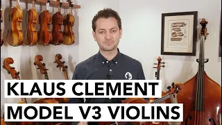 Klaus Clement V3 Violins - Stradivari & Guarneri Models