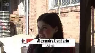Alexandra Daddario - Interview on set of Burying The Ex