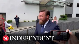 Conor McGregor leaves court after facing additional driving offences