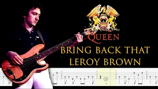 Queen - Bring Back That Leroy Brown (Bass Line + Tabs + Notation) By John Deacon