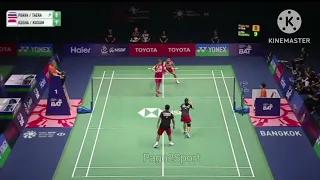 Badminton Kusharjanto/Kusumawati (INA) vs Puavaranukroh/Taerattanachai (THA) SF