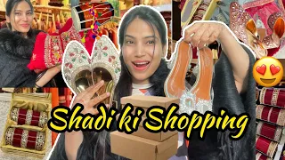 😍 Meri शादी की Shopping || देखोगे नहीं मैंने क्या खरीदा || Wedding Shopping Vlog | RoohDreamz