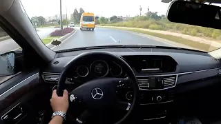 POV : DRIVING A MERCEDES-BENZ E-CLASS