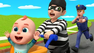 Police Officer Save Baby - Police Song and More Nursery Rhymes & Kids Songs | Rosoo - Baby Songs