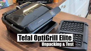 Tefal OptiGrill Elite GC7508 - Unpacking & Test