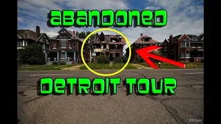 Driving Through The Abandoned Neighborhoods of Detroit Michigan! (ABANDONED DETROIT)