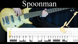 Spoonman (Soundgarden) - (BASS ONLY) Bass Cover (With Tabs)