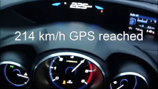 Honda Civic 2013 1,6 i-DTEC - acceleration 0-200 km/h + Vmax test