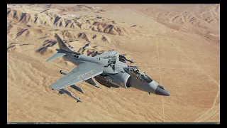 DCS: AV-8B Harrier AGM-65F IR Maverick Tutorial Part1 (remastered)