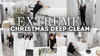 EXTREME CHRISTMAS DEEP CLEAN WITH ME | EXTREME DEEP CLEANING MOTIVATION | 2021 DEEP CLEAN WITH ME