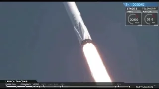 Launch of SpaceX Falcon 9 Carrying THAICOM-8 from Kennedy Space Center 05/27/16