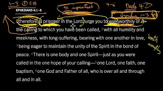 Deep Doctrine Makes Houses Happy: Ephesians 4:1–6, Part 1