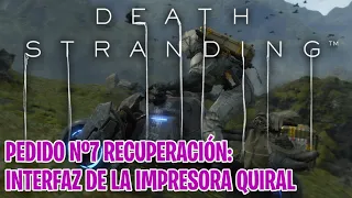 Death Stranding PS4 - Recuperación: Interfaz de la impresora quiral