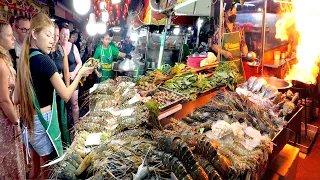 THAI STREET FOOD HEAVEN!! BEST SEAFOOD SELLER IN CHINATOWN BANGKOK THAILAND | THAI STREET FOOD