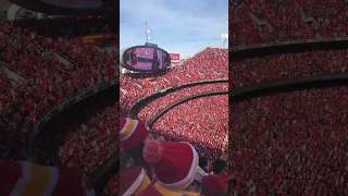 KC Chiefs vs Bengals 2022 AFC Championship National Anthem with Flyover at GEHA Field at Arrowhead