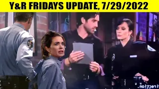 CBS Young And The Restless Spoilers Fridays 7/29/2022 - Chance arrests Victoria for investigation