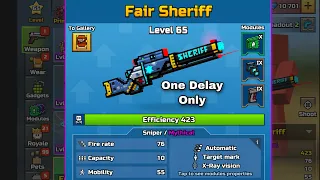 Fair Sheriff is Back! | One Delay Sniper | Pixel Gun 3D 3 Cat Spam Review and Gameplay