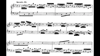 Invention No. 14 in B-Flat Major, BWV 785 by J.S. Bach