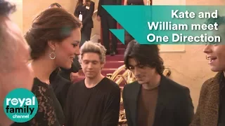 Kate and William meet One Direction