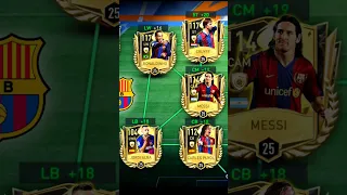 🥺 Best Ever Barcelona Squad FT Messi, Neymar, Ronaldinho 🇧🇷🇦🇷 #fifamobile