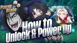 New Naruto RPG - How to Unlock Sasuke / Sakura & every way to gain Power ! Will Of Shinobi